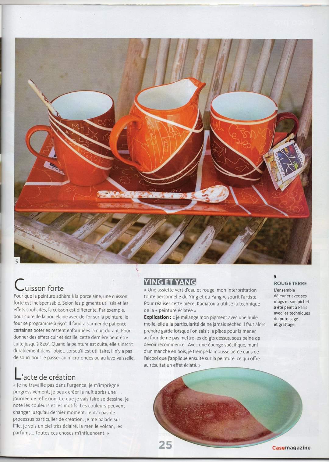 Sute à l'article Femme magasine JIR - Ile de la Réunion