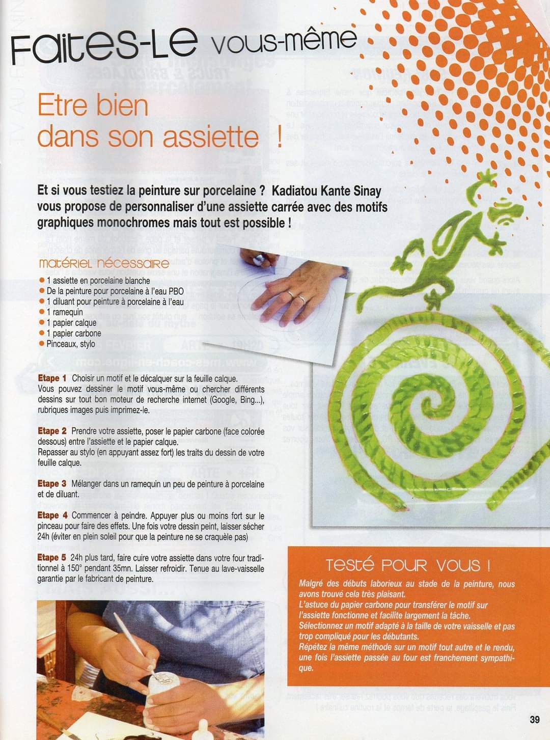 Suite de l'article du magazine Déco - Ile de la Réunoin